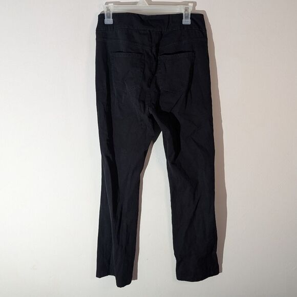 Soft Surroundings Black Pull On Straight Leg Pants Women's Size Small - Picture 3 of 7